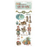 Rub-on Stamperia 10.16x21.6 cms. Alice in Christmas Happiness