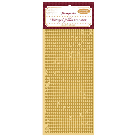 Vintage golden Transfer - Writing