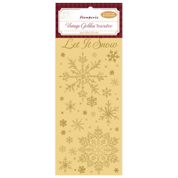 Vintage golden Transfer - Writing