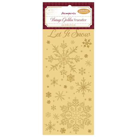 Vintage golden Transfer - Writing