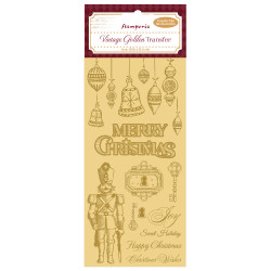 Vintage golden Transfer - Writing