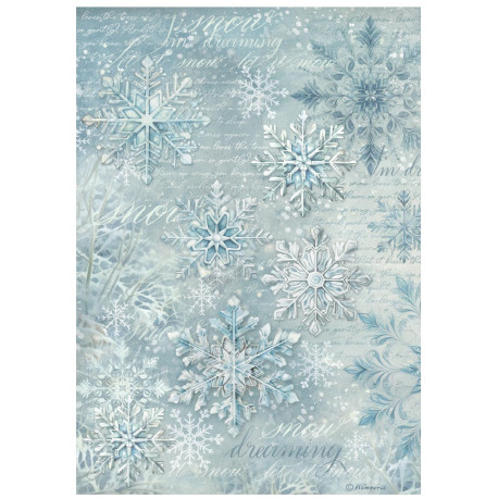 Papel de Arroz The Owl's House snowflakes