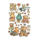 Stamperia Silicone mold A5 The Owl's Hous Teddy Bears