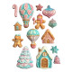 Stamperia Silicone mold A5 Candy Christmas gingerbreads