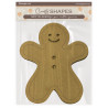 Formas decorativas Stamperia : Candy Christmas pan de jengibre