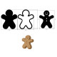 Formas decorativas Stamperia : Candy Christmas pan de jengibre
