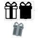 Formas decorativas Stamperia : Candy Christmas regalo