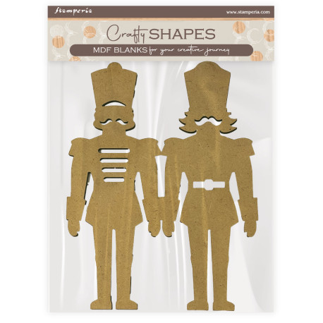 Formas decorativas Stamperia : Alice in Christmas soldiers
