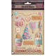 Apliques de madera Stamperia A5 Christmas Home