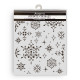 Stencil Stamperia 20x25 The Owl's House snowflakes
