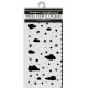 Stencil 12x25 Stamperia Candy Christmas cloud
