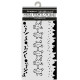 Stencil 12x25 Stamperia Candy Christmas stripes