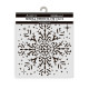 Stencil 12x12 Stamperia The Owl's  House snowflake