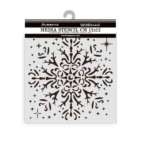 Stencil 12x12 Stamperia The Owl's  House snowflake