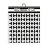 Stencil 12x12 Stamperia Alice in Christmas rhombus pattern