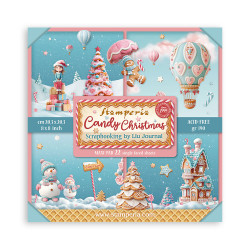 Colección Scrap Stamperia 20.3x20.3 Candy Christmas
