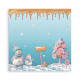Maxi Block Papeles Scrap Stamperia 30 x30   Candy Christmas 1 cara