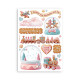 Washi pad 8 hojas A5 Coffee and chocolate Stamperia
