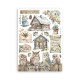 Washi pad 8 hojas A5 Coffee and chocolate Stamperia