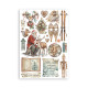 Washi pad 8 hojas A5 Coffee and chocolate Stamperia