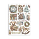 Washi pad 8 hojas A5 Coffee and chocolate Stamperia