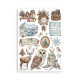 Washi pad 8 hojas A5 Coffee and chocolate Stamperia