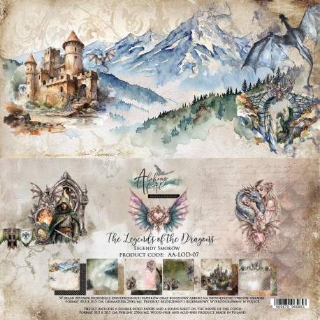 Colección de Papeles 30x30 Romantic Shabby Chic Art Alchemy