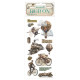 Rub-on Stamperia 10.16x21.6 cms. Voyages Fantastiques La era de la aventura