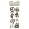 Rub-on Stamperia 10.16x21.6 cms. Voyages Fantastiques Maravillas Mecanicas