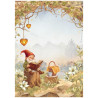 Papel de Arroz Stamperia Whispering woods gnomo
