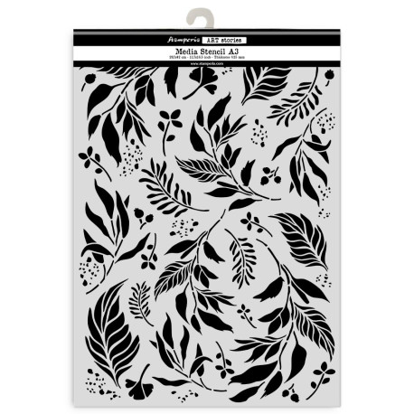Stencil Stamperia Din A-3  Leaves