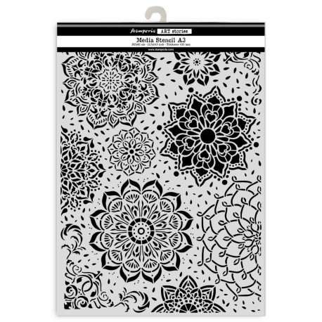Stencil Stamperia Steampunk 15X20CM Y 0.5MM PROXIMAMENTE