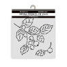 Stencil 12x12 Stamperia Whispering woods berries