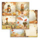 kit de Papeles Scrap Stamperia 30 x30 Alice PROXIMAMENTE
