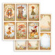 kit de Papeles Scrap Stamperia 30 x30 Alice PROXIMAMENTE