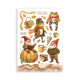 Washi pad 8 hojas A5 Coffee and chocolate Stamperia