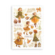 Washi pad 8 hojas A5 Coffee and chocolate Stamperia