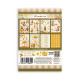 Washi pad 8 hojas A5 Coffee and chocolate Stamperia