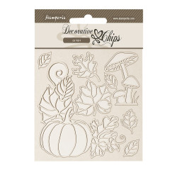 Decorative Chips 14x14 cms Stamperia Whispering woods pumpkin