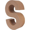 Letra Estrecha "S" Mediana