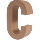 Letra Estrecha "C" Mediana