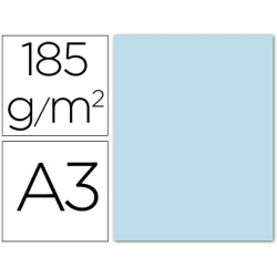 Cartulina Din A-3 Azul Cielo