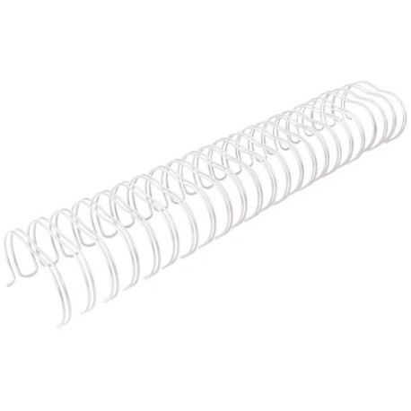 Wire 3/4 " ( 23 anillas) 19 mm Artis Decor Blanco