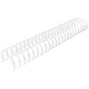 Espiral Wire 23 anillas blanco 3/4 "