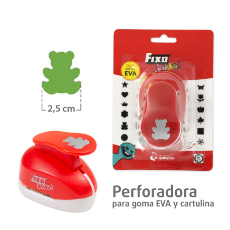 Perforadora Especial Goma EVA 2.5 cms OSITO