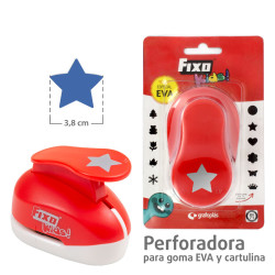 Perforadora Especial Goma EVA 3.8 cms ESTRELLA