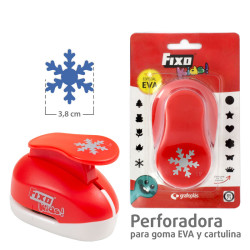 Perforadora Especial Goma EVA 3.8 cms COPO DE NIEVE