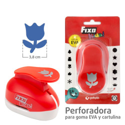 Perforadora Especial Goma EVA 3.8 cms TULIPAN