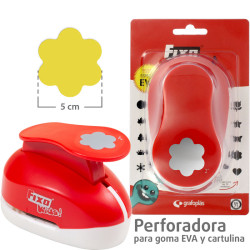 Perforadora Especial Goma EVA 5,0 cms FLOR