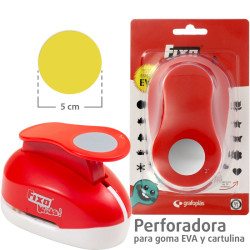 Perforadora Especial Goma EVA 5,0 cms CIRCULO